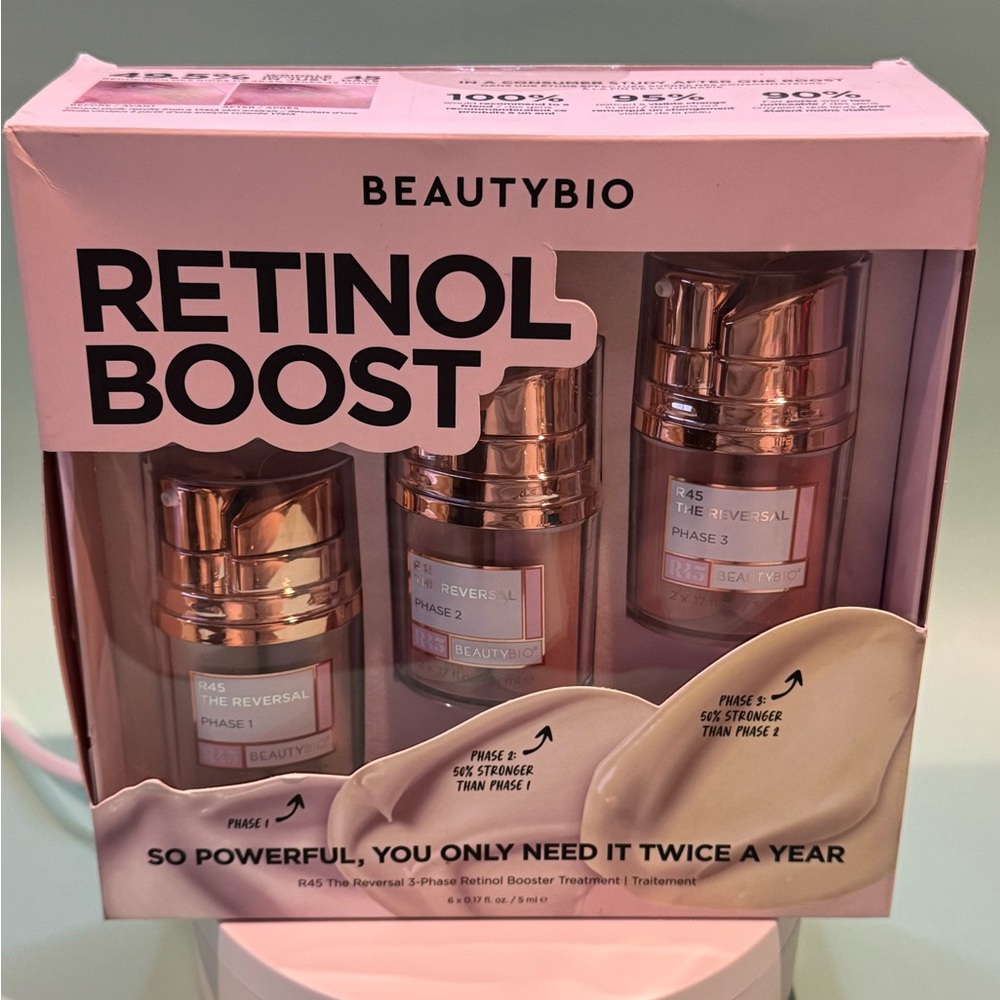 Beauty Bio 🎉 R45 The Reversal 3 Step Retinol Boost Skincare Set